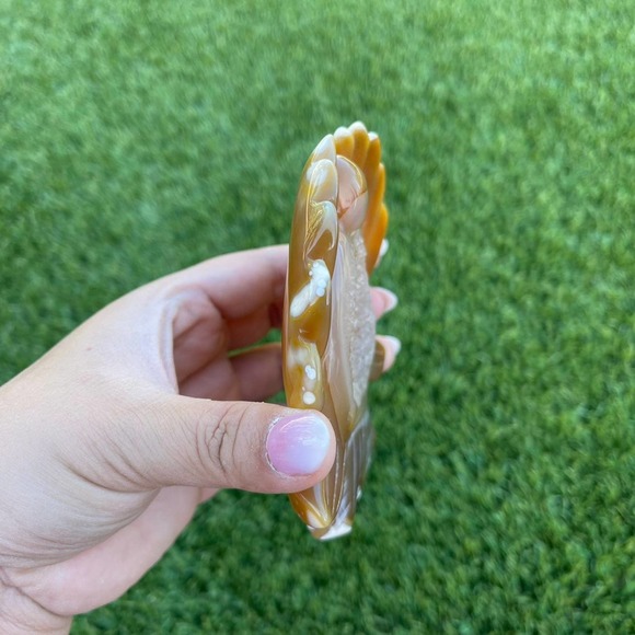 Druzy Angel Carving - Picture 10 of 11